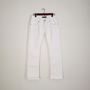Levi's 504 Tilted Straight Leg Jeans in White